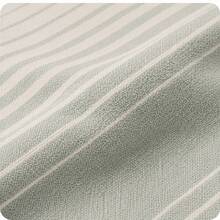 100% Cotton Turkish Beach Towel - Striped Peshtemal With Tassels- Quick-Dry & Soft Boho Beach Blanket - Pastel Green - View 8