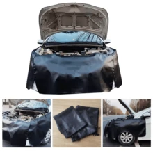 Magnetic Fender Cover For Car Repair, Microfiber PU Leather Car Fender Protector, Suitable For Car Maintenance And Repair - Protective Pad - View 4