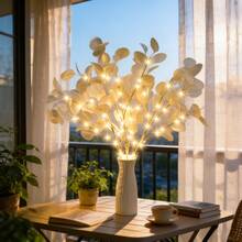 2 chiếc lá táo nhân tạo thủ công, trông như thật, kết hợp với đèn LED trắng ấm. Hòa hợp hoàn hảo với mọi không gian - phòng khách, phòng ngủ, bàn ăn, lò sưởi hoặc sân hiên ngoài trời, ngay lập tức mang đến nét ấm áp và tự nhiên. - 2 đèn hình lá táo - Xem 7