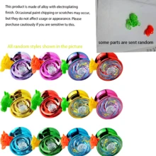 Beginner And Teenager Alloy Yo-Yo Toy - Outdoor Game And Hand-Eye Coordination Development Christmas Halloween Gift, Spinning Toy - Durable Metal Gyroscope - Perfect For Outdoor Play And Cool Tricks. Random Color - Multicolor - View 9
