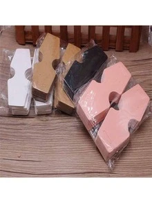 100pcs Paper Pink/White/Black/Kraft Color 12x4.5cm Packaging Bags For Necklaces, Earrings, And Small Jewelry - 100pc - View 3