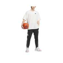 adidas BASKETBALL INTERCON T-SHIRT 休閒圓領舒適短袖T卹 男女同款 - 白色 - 查看 4