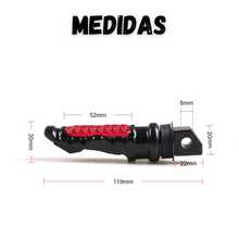 Universal Rear Motorcycle Footrest For Titan, CG, Fan, Bros, XRE, Lander, Factor - 黑色的 - 查看 3