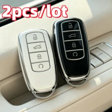 Bộ 2 ốp bảo vệ chìa khóa xe hơi cho Chery Tiggo 8 Pro, Tiggo 8plus, New 5 Plus, 7pro, Tiggo 7 Pro Max, Omoda 5, C5, Modod - Nhiều màu - Xem 2