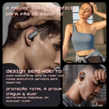 Wireless Bluetooth 5.1 Sports Headphones, Electrode Design, Touch Control, Immersive Stereo, In-Ear, Waterproof For Sports - 查看 4
