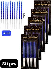 Candles - Blue 10 Pcs - View 2