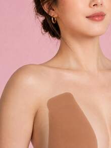 Reusable Silicone Breast Lift Tape, Invisible Adhesive Push Up Bra Tape For Backless Strapless Dresses, Waterproof Nipple Cover Alternative - Multicolor - View 3