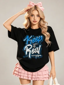 Women T-Shirts - Black - View 4