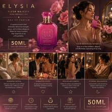 Lattafa 香氛世界 Elysia Fleur Majesty Rose Royale 50ml，节日礼物，母亲节礼物，生日礼物 - 甜美風 - 查看 4