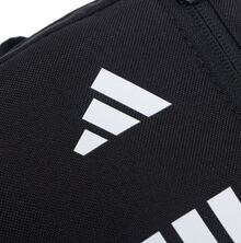 Adidas 阿迪达斯 PRIMELIFT 2.4L 品牌标志印花涤纶斜挎包（女士款） - 黑色 - 查看 4
