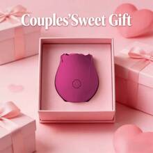 1pc Rose Suction Vibrator, 5-Speed Powerful Suction And G-Spot Suction Toy, Body  Silicone, Nipple And Clitoral Stimulation, Vaginal Licking Toy, Female Adult Sex Toy, Couple Valentine'S Day Gift - 高級玫瑰 - 查看 12