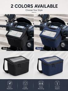 New Waterproof Motorcycle Crossbody Bag, Men's Casual Commuter Shoulder Bag, Multi-Functional Motorcycle Tank Bag Suitable For Riding, Travel And Daily Use - A - View 9