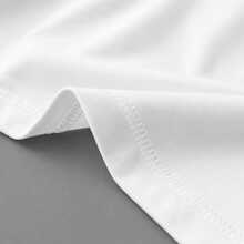 Camiseta con Gráficos de Pestañas y Labios: Camiseta para Maquilladores, Camiseta de Algodón Cómoda y Glamurosa para Chicas - Blanco - Ver 5