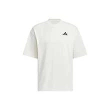 adidas BASKETBALL INTERCON T-SHIRT 休閒圓領舒適短袖T卹 男女同款 - 白色 - 查看 11