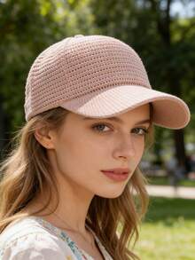 1 Cappellino da baseball in rete traspirante - Cappello da sole regolabile, colore unito, leggero e versatile, adatto per attività all'aperto estive | Copricapo multifunzionale estivo | Cappello parasole - Multicolore - Visualizzare 6