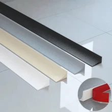 1片1米 x 2.5厘米自粘式厨房水槽防水挡板，浴室水槽防水防溅罩，台面防水隔板，PVC材质，现代风格 - A - 查看 7