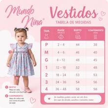 Mundo Nina Kids Vestido Bebê Menina Jeans Aplique Cereja Algodão com Bolero Vermelho Manga Longa Kit 2 Peças Infantil 2 Meses a 4 Anos - Vermelho - Visão 6