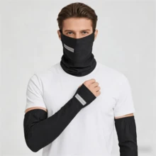 3 قطع/مجموعة طقم حماية من الشمس للخارج في الصيف (أكمام الذراع وقناع الوجه)، أكمام وقناع تبريد مريحة وواسعة وقابلة للتنفس، مناسبة للدراجة والصيد والتنزه، معدات صيفية أساسية - متعدد الألوان - مشاهدة 6