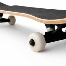 Maple 7-Layer Urban Complete Skateboard + Stickers - Black - View 5