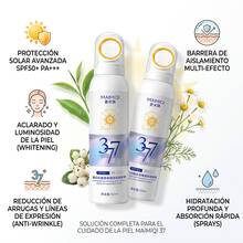 Kit 2 Protector Solar En Spray Miamiqi Bloqueadora De Rayos Ultravioleta 150ml Dove Skin care skincare Estrellas para el acné Body lotion Skin maquillaje - incoloro - Ver 3