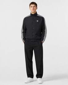 Adidas originals FBIRD TTFirebird WOVEN 立領復古運動條紋時尚寬鬆百搭品牌logo外套 男款 黑色 - 黑色 - 查看 5