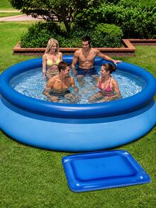 1Pc Portable Inflatable Foot Basin For Yard Foot Soaking Summer Beach Inflatable Foot Wash Basin Collapsible Pool Foot Bath - Multicolor - View 1