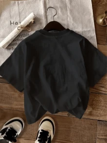 [Personalized Product] Personalized Teacher Name T-Shirt, Custom Teacher T-Shirt, Teaches, Loves, Inspires, Gifts For Teachers, Teacher's Day Gifts, Festival Gifts - 黑色 - 查看 4