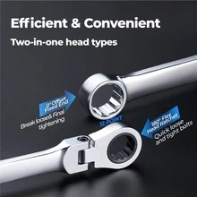 Bộ 10 cờ lê có tay quay tháo nhanh - Bộ cờ lê 10 chi tiết - Xem 2
