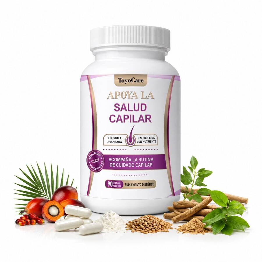 ToyoCare Cápsulas Vegetales con Biotina, Colágeno Marino y Saw Palmetto - Suplemento Nutricional para el Cuidado del Cabello, Fórmula Multivitamínica,regalos para mamá Regalo para amigos, mejores amigas, ti mismo y familiares - Un paquete - Ver 1