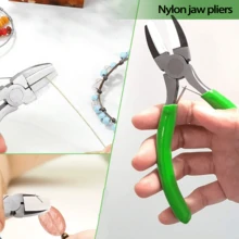 Bộ dụng cụ xoắn dây 3/2/1 món, bao gồm kìm nylon 2D, thanh quấn dây 5 đoạn, kìm mũi phẳng nylon và hai dụng cụ quấn dây dày và mỏng bằng sắt, dụng cụ hỗ trợ bện dây thủ công, dụng cụ kéo vòng, dùng để làm đồ trang sức, quấn dây, làm đồ thủ công DIY. - Nhiều màu - Xem 6