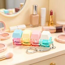 Móc khóa bàn phím màu pastel dễ thương với âm thanh click, thiết kế phím mềm mại, phụ kiện trang trí túi xách độc đáo dành cho người đam mê công nghệ. - Nhiều màu - Xem 5