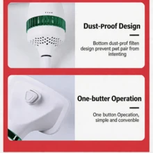 High-Powered Pet Hair Dryer And Comb For Cats And Dogs - A Multi-Functional Grooming Tool For Dogs And Cats, Easily Removes And Cleans Fur With This Electric Hot Air Brush. - White - View 10