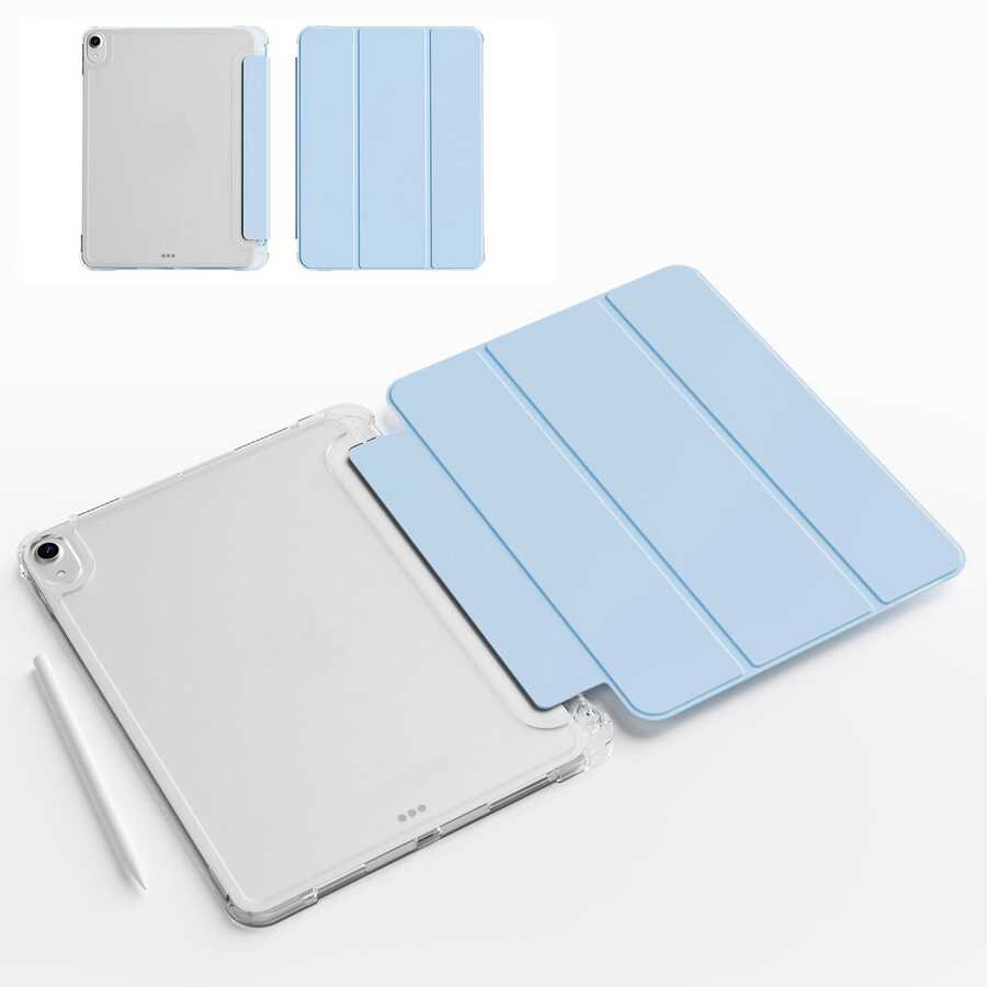 Ốp bảo vệ máy tính bảng gấp 3, tương thích với Honor Pad X8a, X9a/X9 Pro 11.5", Tab M11, MatePad 11.5" S, MatePad SE 11", Pad 2 11"/ Pad SE 11", bề mặt nhám, chức năng tự động bật/tắt màn hình thông minh, khe cắm bút, chống sốc.