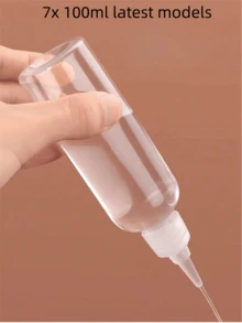 1/3/5/7/10/12pcs Squeeze Plastic Bottles, Squeezable Plastic Bottles, Wash Bottles, Empty Liquid Packaging Containers, 50ml Or 100ml, Cosmetic Mini Dispenser Bottles, Beauty Salon Essential Small Plastic Bottles, Lotion Bottles, Travel Mini Dispenser Containers - Multicolor - View 11