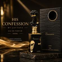Lattafa Nước hoa His Confession EDP 100ml, thích hợp làm quà tặng dịp lễ, Ngày của Mẹ, Sinh nhật. - Hương thơm nồng nàn - Xem 1