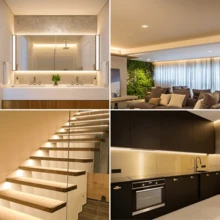 3-100Ft 5V USB Warm White LED Strip Lights With One‑Key Button , Cuttable And Easy To Install, Flexible Light Strip For Bedroom, Under Cabinet, Home Decor, Living Room, Library - Warm white light - View 6