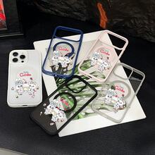 マグネット式黄ばみ防止 | 高級感あふれる2in1アクリルマグネット式スマホケース！スタイリッシュで手触りも良く、実用的な保護機能とマグネット式・耐衝撃設計を融合させた、高級感あふれるケースです。 ケーキうさぎネコミニケーキチェリーケース  11  17e 手机壳  17e 手机壳 家族、恋人、友人、そして子供たちへのプレゼントに最適です。  17 Pro/14 Pro/15 Pro/16 Pro Max/16 Plus/ 13 pro/16 Pro/13/11 Pro/11 Pro Max/14 Pro Max/14 Plus/Apple  Air/12/12 Pro Max/13 Pro Max/16e/15 Plus/14/16/17 Pro Max/12 Pro/15 Pro Max/17e/15/17 - ピンク - チェックする 3