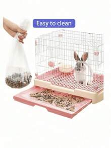 10/50-Gói Màng Nhựa Dùng Một Lần, Phù Hợp Cho Tấm Lót Thú Cưng/Vệ Sinh, Lồng Chim/Thỏ, Túi Cát Mèo, Tấm Lót Vệ Sinh Chó, Tấm Lau Chùi - trắng - Xem 3