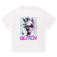 Boy Camiseta Con Estampado Punk De Estilo Urbano Americano, Top De Manga Corta Casual Y Robusto Para Parejas Unisex De Verano. - Blanco - Ver 12