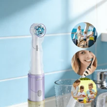 6pcs Colorful Transparent Electric Toothbrush Head Protective Covers, Universal Dustproof & Antibacterial Toothbrush Head Protective Caps, Multi-Color Storage Caps, Practical Holiday Gift - Multicolor - View 7