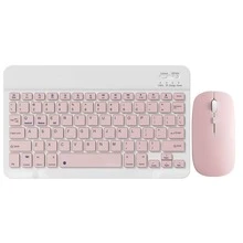 Juego de teclado y ratón Bluetooth, regalo de Navidad/Año Nuevo 2026, teclado inalámbrico portátil (150mAh) y juego de ratón, compatible con tabletas , Apple iPad (iOS 13+), smartphones Android y sistemas Windows - Multicolor - Ver 17