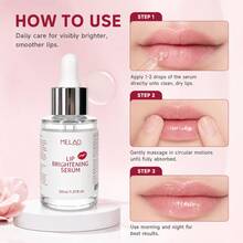 Serum Bibir MELAO, Essence Bibir yang Melembapkan dan Menghidrasi, Penggunaan Sehari-hari untuk Bibir yang Lembut, Halus, Montok, dan Sehat, Mengurangi Kekeringan, 30ml - 30 ml - View 3