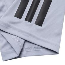Camiseta de manga corta de color liso para hombre adidas Workout Essentials Base Outdoor Comfort Sports - Plata clara - Ver 9