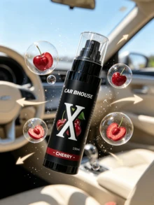 Floral & Fruity Car Air Freshener Spray, Bubble Gum, Vanilla, New Car, Cool Ice, Strawberry, Cherry, Long-Lasting Fragrance, Portable Freshener Suitable For Home, Room, Car, Clothing, Bathroom, Office, Summer Vacation, Party Birthday Supplies, Mother's Day, Father's Day, Music Festival, Graduation Ceremony, Christmas Decoration, Aromatherapy, Multi-Layer Design - Multicolor - View 6