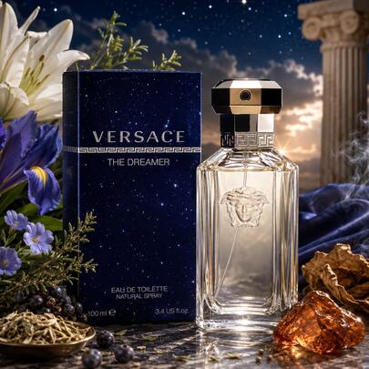  Versace The Dreamer Eau De Toilette For Men: Aromatic Floral Woody Fragrance, Soft & Timeless