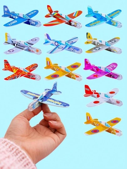 20pcs Glider Plane Toy Set, FoamSuitable For Outdoor Games For Teenagers,Teen Flying Toys,Teen Party Game Toys,It Is Also Suitable As A Gift For A Friend's Party,Birthday Gift,Back-To-School Gifts,It Is The Best Choice For A Gift.Toy Gifts