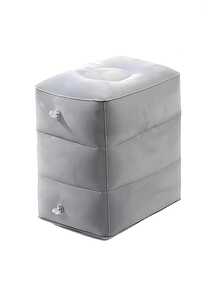 [Delivery Within 2-7 Days In The United States] Lightweight Inflatable Foot Rest Space Saving And Easy To Carry Washable Skin-Friendly Travel Footstool For Business Travelers Men Women Essential Tear-Resistant Leg Pillow For International Flight Bus Travel Foot Cushion Luggage Travel Gear - Multicolor - View 14