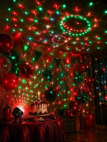 1pc USB Powered Multicolor Star Projector Light, Suitable For Bedroom, Living Room, Game Room, Party, Room Decor - Multicolor - View 9