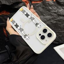 マグネット式黄ばみ防止 | 高級感あふれる2in1アクリルマグネット式スマホケース！スタイリッシュで手触りも良く、実用的な保護機能とマグネット式・耐衝撃設計を融合させた、高級感あふれるケースです。 猫可愛い積み木魚ペタンコケース  11  17e 手机壳  17e 手机壳 家族、恋人、友人、そして子供たちへのプレゼントに最適です。  16 Plus/15 Pro Max/14 Pro Max/17e/11 Pro/13/16 Pro/15 Plus/17/Apple  Air/16 Pro Max/17 Pro Max/12 Pro/17 Pro/15 Pro/14/11 Pro Max/13 Pro Max/14 Pro/12/12 Pro Max/ 13 pro/14 Plus/16/16e/15 - ブルー - チェックする 1