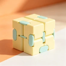 1pc Infinity Cube Fidget Toy - Finger Stress Relief Toy - Gift For Boys Girls - Valentine's Day Gift - New Year Gift - Birthday Gift - Christmas Gift - Halloween Gift - Perfect Gift - Multicolor - View 5